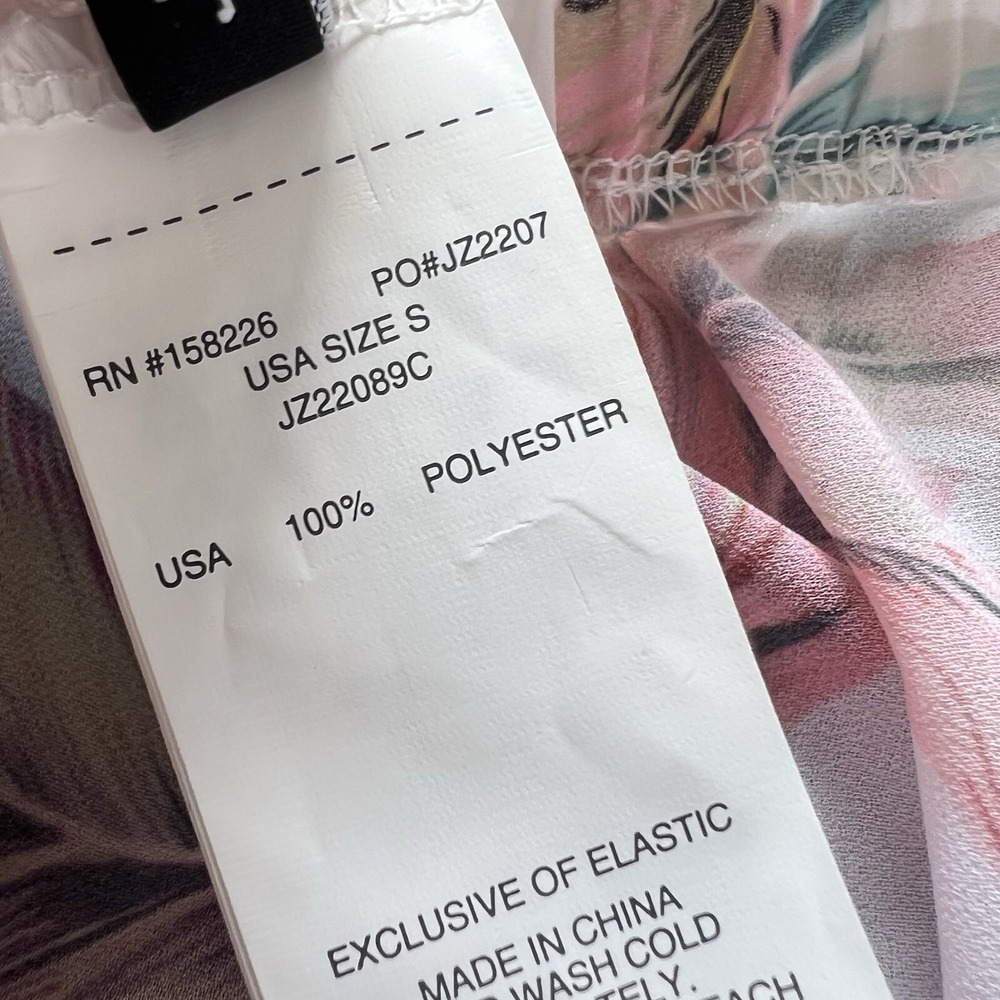 Jantzen Women's Pants Sz S Woven Tie-Waist Wide Leg Cover-Up - Picture 7 of 9